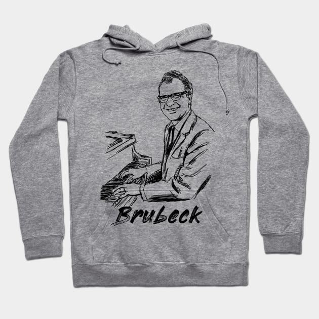 Dave Brubeck Hoodie by ThunderEarring